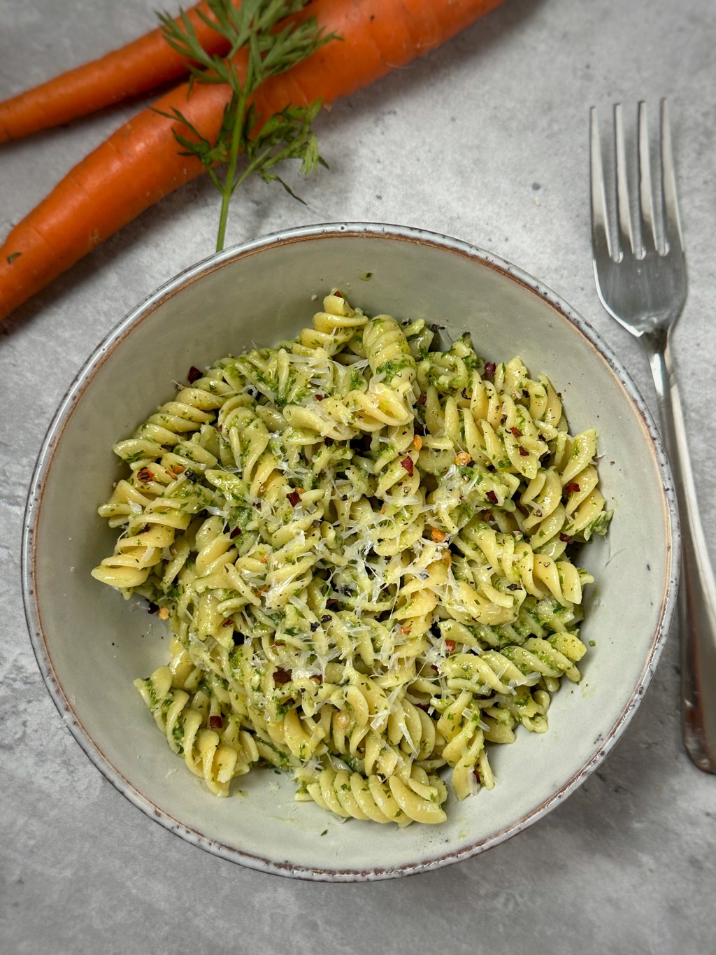 Carrot Top Pesto